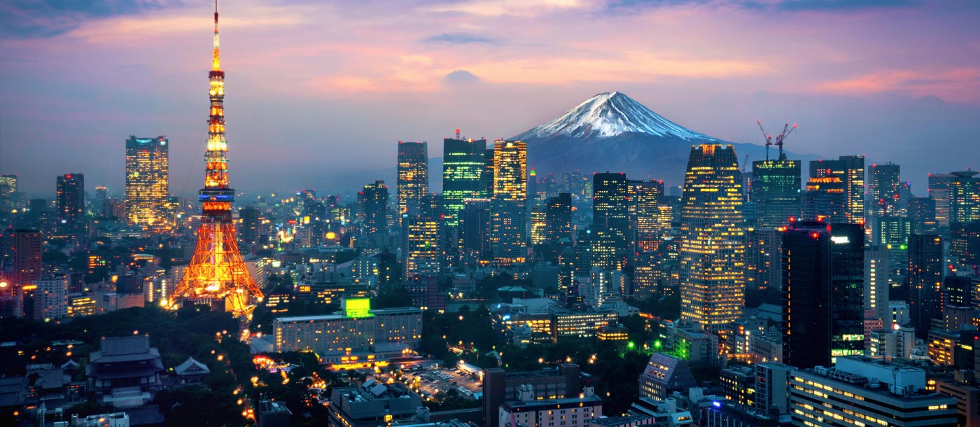 Tokyo Japan Sonnenuntergang