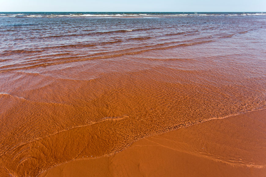 ROT: Red Sands Shore, Prince Edward Island, Kanada