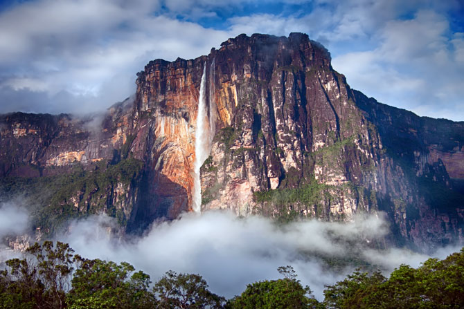 Angel Falls im Canaima Nationalpark in Venezuela