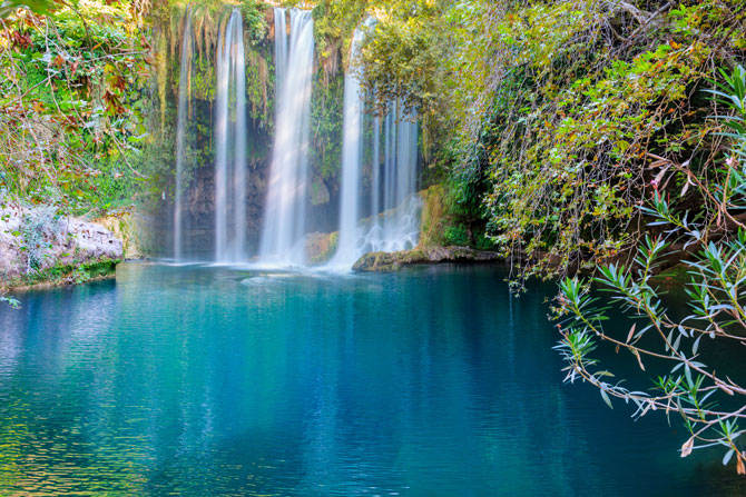 Kursunlu-Wasserfall in der Türkei