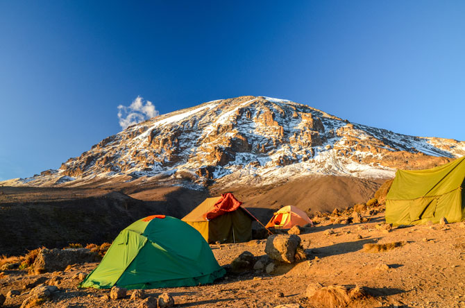 Besteigung des Kilimanjaro