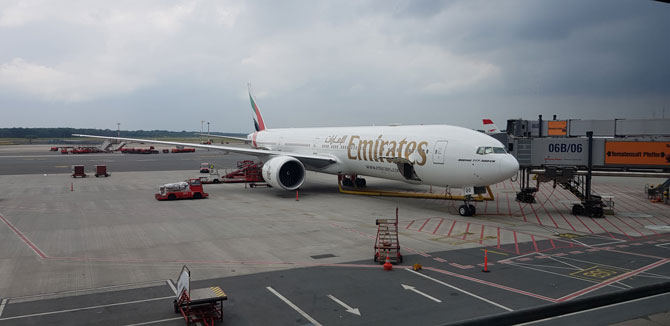 Emirates Langstreckenflug