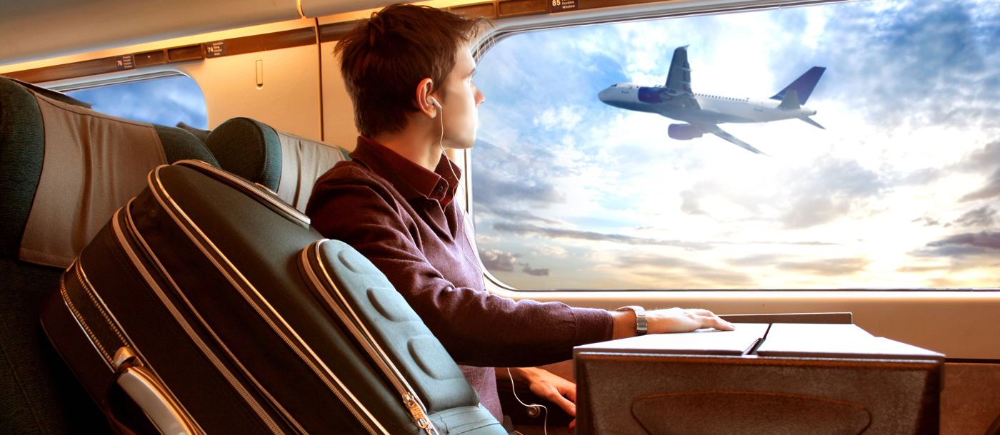 Auf diesen Strecken ist die Bahn schneller als das Flugzeug