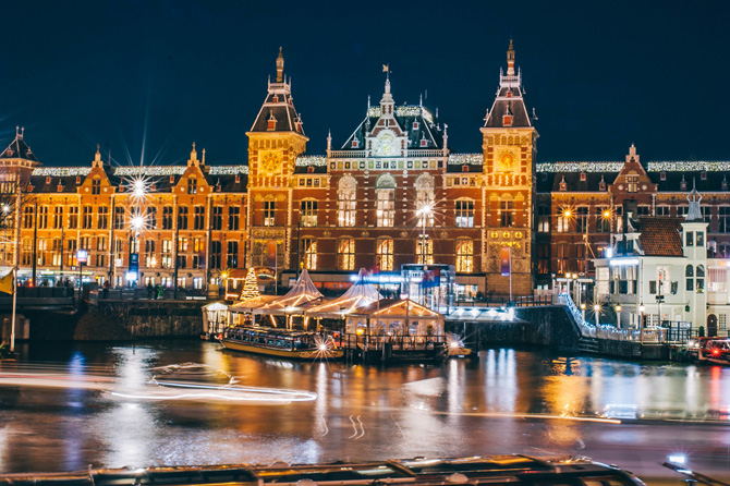 Amsterdam im Winter