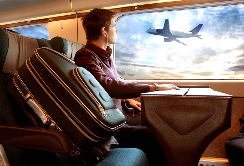 Auf diesen Strecken ist die Bahn schneller als das Flugzeug