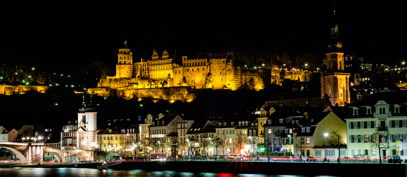 Heidelberg bei Nacht