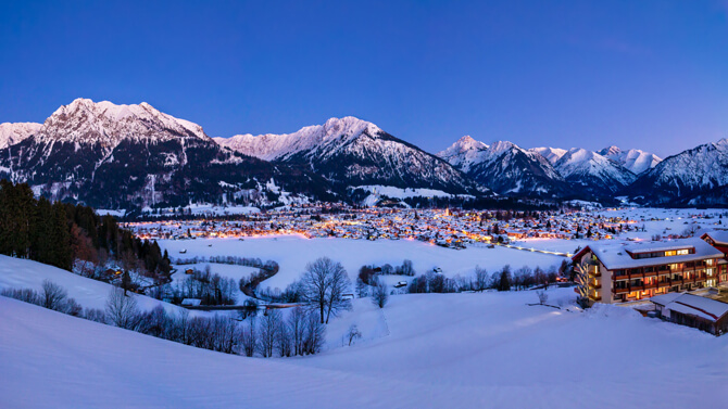 Oberstdorf im Winter