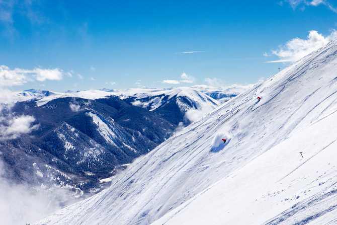 Aspen Snowmass Ski Abfahrt