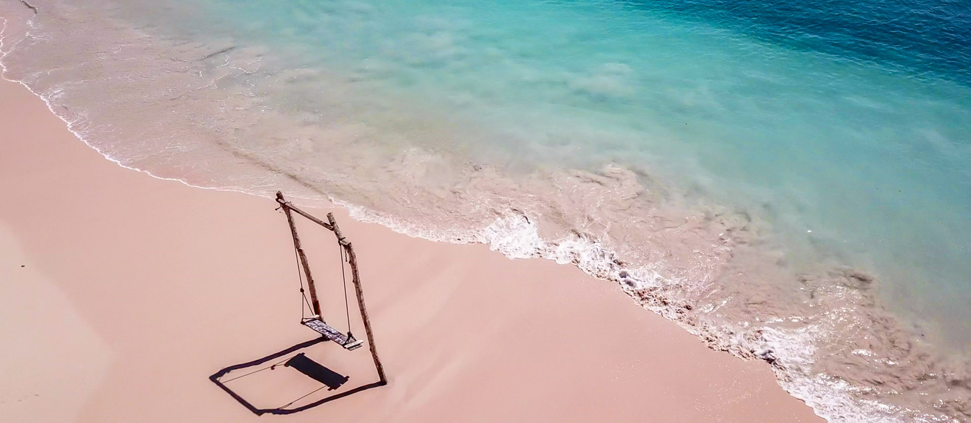 Pink Beach Indonesien