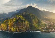 Landscape von Madeira mit Blick auf Seixal
