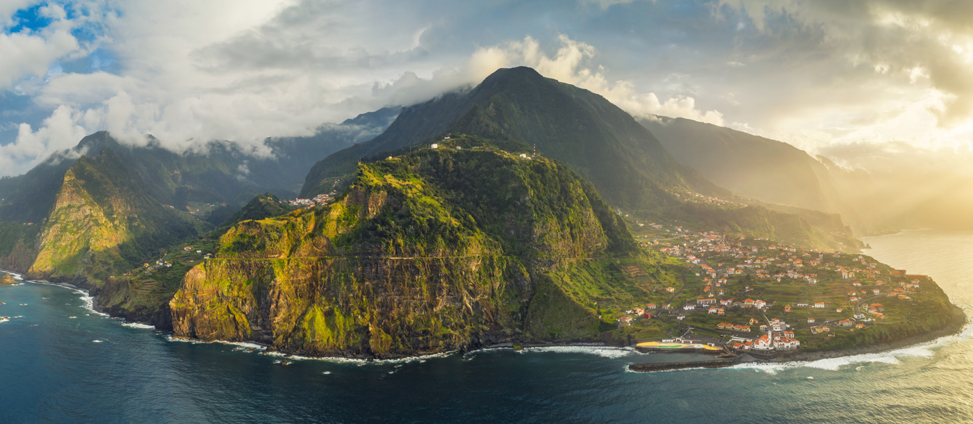 Landscape von Madeira mit Blick auf Seixal