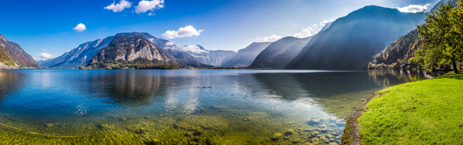 Bergsee Panorama in Österreich