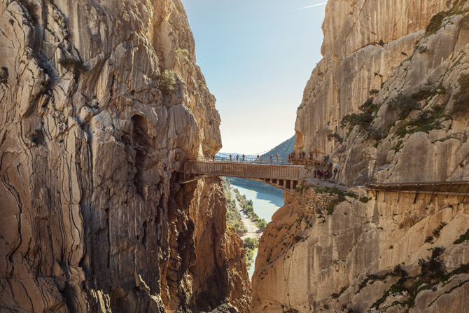 Caminito Del Rey Andalusien Spanien