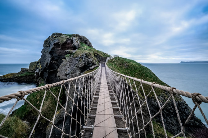 Carrick a Rede Brücke in Nordirland