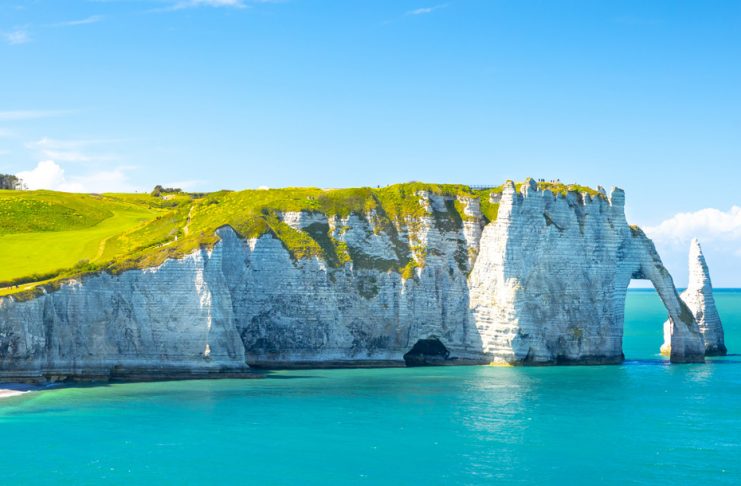 Normandy Küste und Felsen