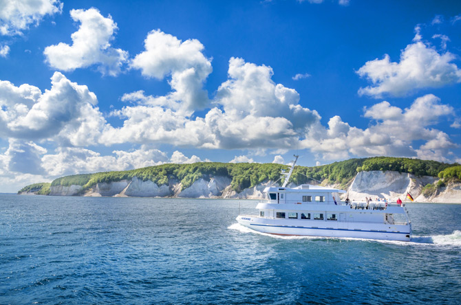 Bootsausflug und Kreidefelsen auf Rügen