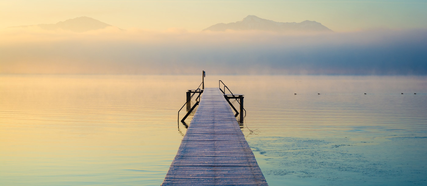 Sonnenaufgang am Chiemsee