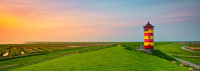 Leuchtturm in Ostfriesland