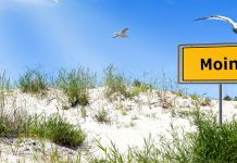 Ostfriesland Moin am Strand