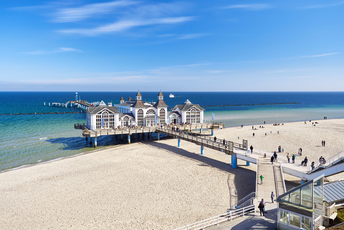 Seebrücke Sellin auf Rügen