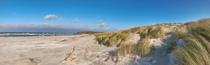 Stand auf Hiddensee