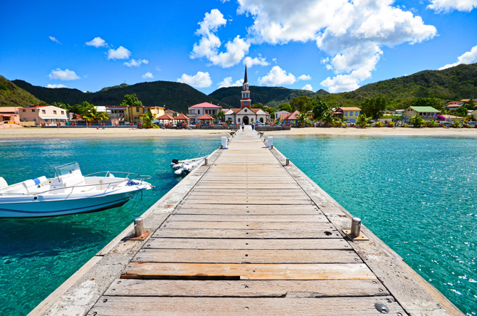 Martinique Steg und Strand