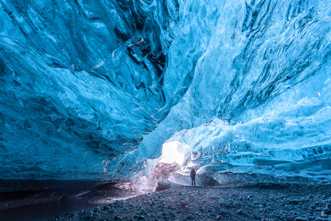 Vatnajökull Gletscher-Eishöhlen, Island