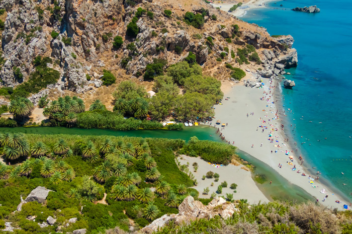 Palmenstrand von Preveli