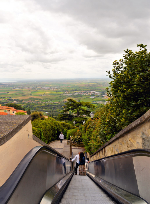 Cortona Rolltreppe