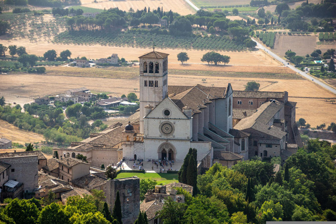 Basilika des heiligen Franz von Assisi 