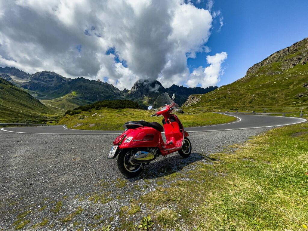 Aussichtspunkt auf der Silvretta Hochalpenstraße