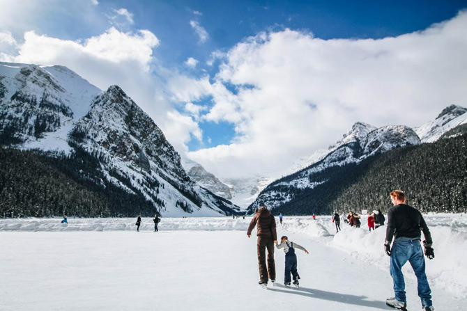 Familienurlaub im Winter