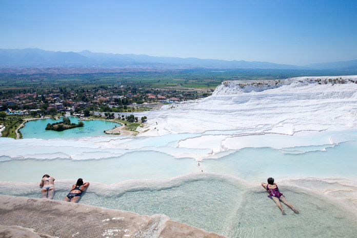 Kalksteinterrassen von Pamukkale