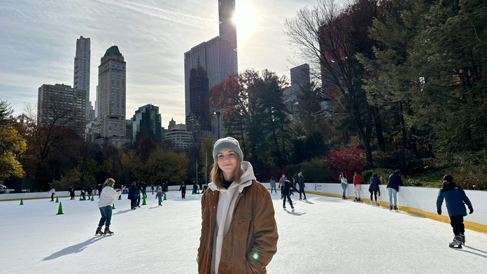 Schlittschuhlaufen in New York