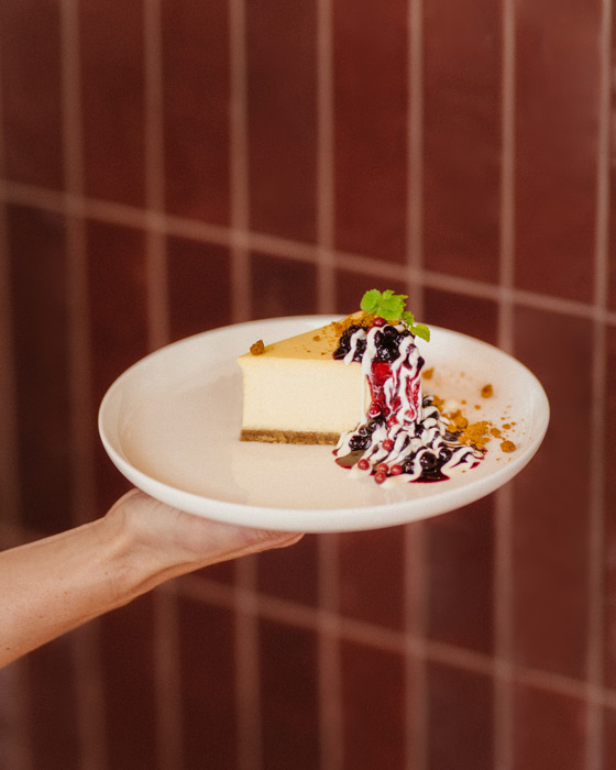 New York Cheesecake im Midtown Grill